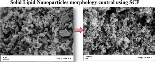 Microscopic image of supercritical fluid permeability