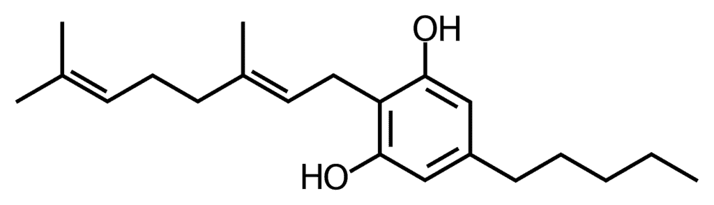 Cannabigerol-skeletal