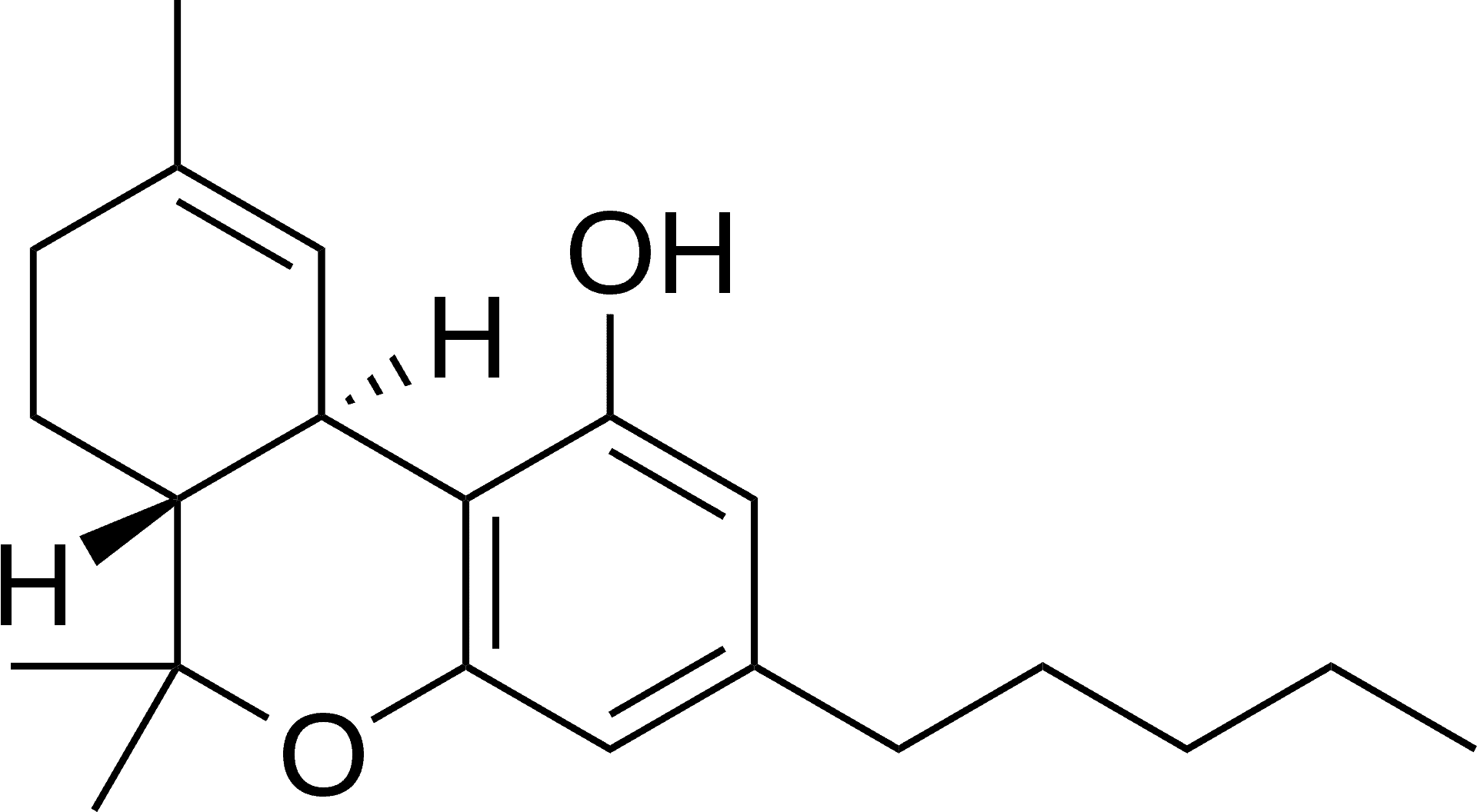 Tetrahydrocannabinol chemical equation