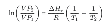 clausius equation