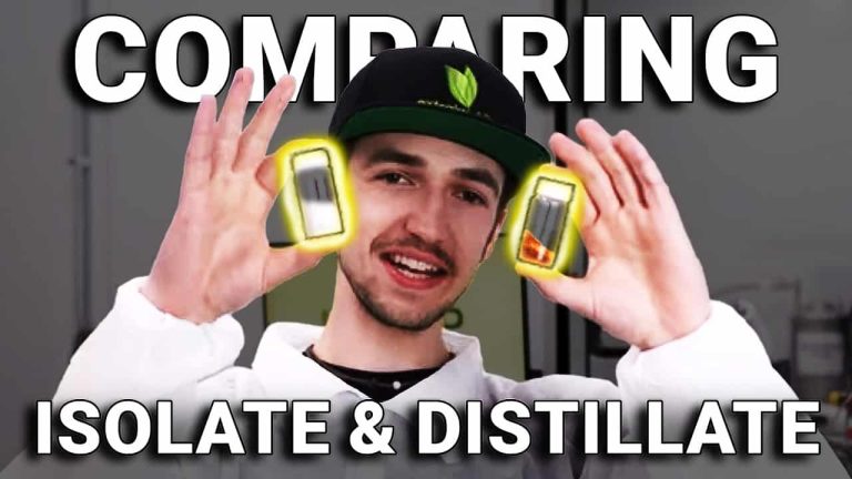 comparint isolate vs distillate extracts