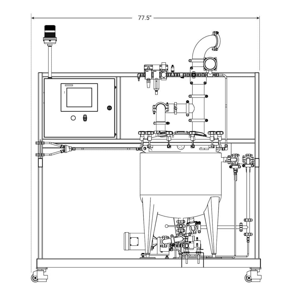 10 0174 e2di line dwg front