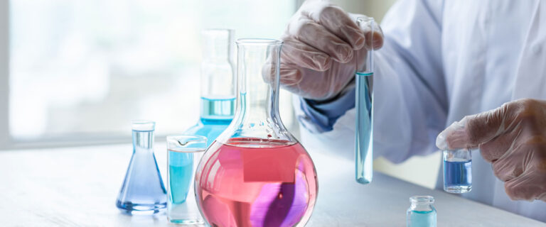 scientist liquids glass
