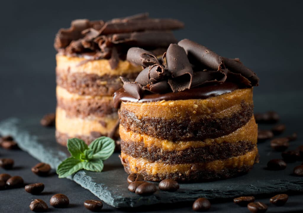 coffee mini cakes